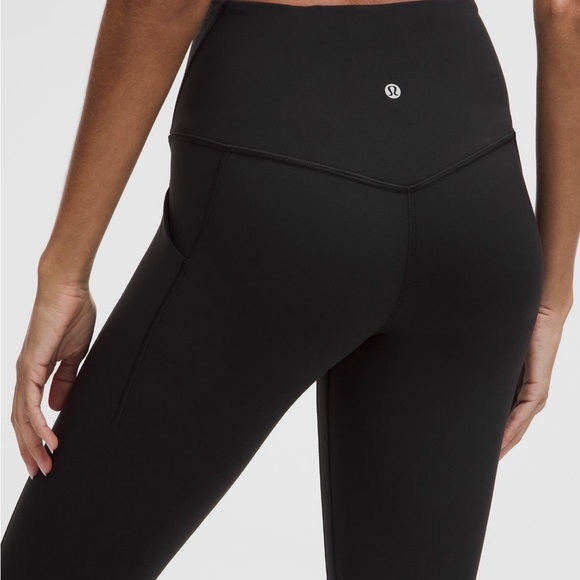 6-2 NWT Size 6 Lululemon Align High Rise 28” Pockets Black - Picture 5 of 9